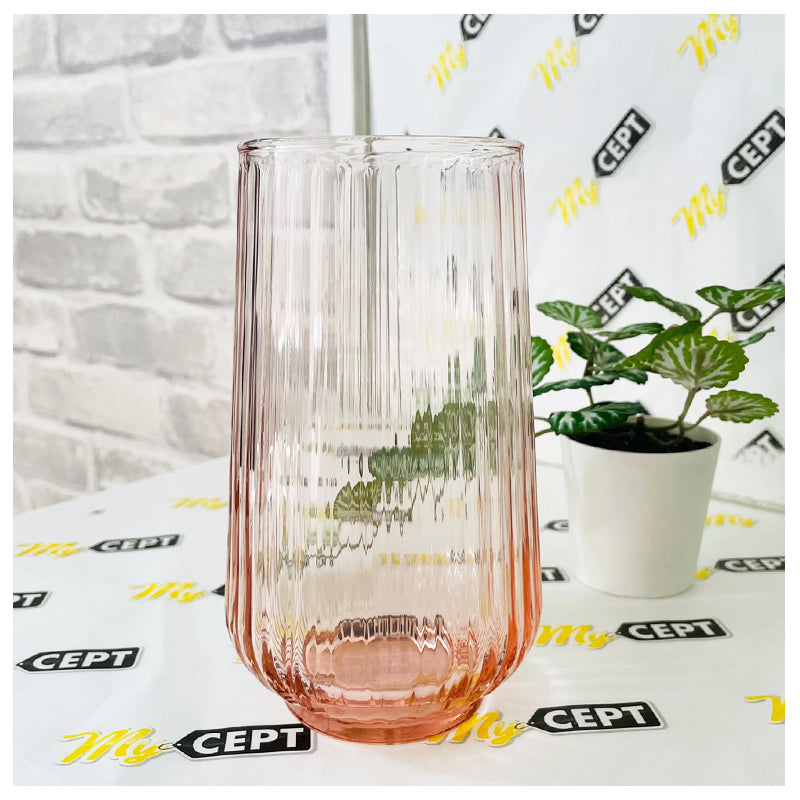 Glass Vase Light Pink 15cm