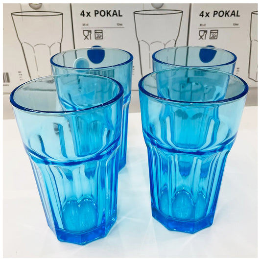 Drinking Glass - Aqua 350ml (Pack of 4)
