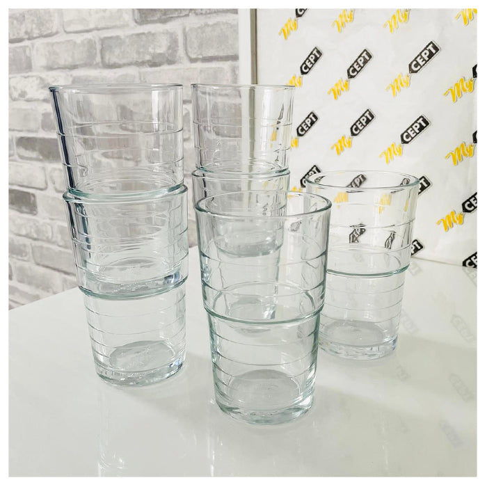 Clear Glass Set of 6 - 310ml