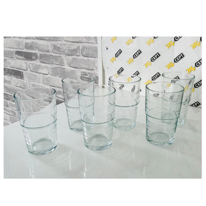 Clear Glass Set of 6 - 310ml