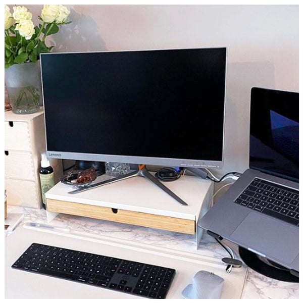 Monitor Stand With Drawer