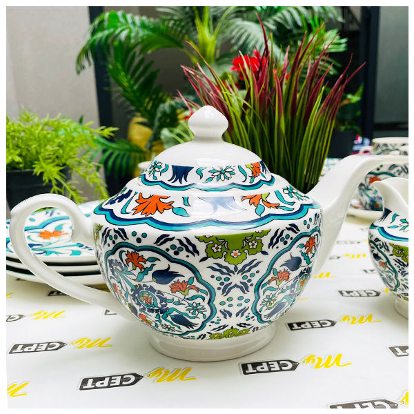 22-Pc Tea Set - Floral