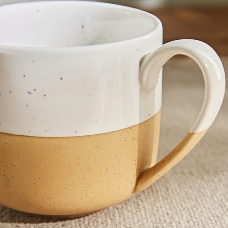 Ceramic Mug White/Brown